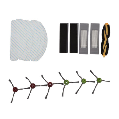 Replacement Accessories Kit for Yeedi Vac 2pro Robot Cleaner Main Side Brush with Filter and Mopping Cloths V1294-YM0512-3113220274411