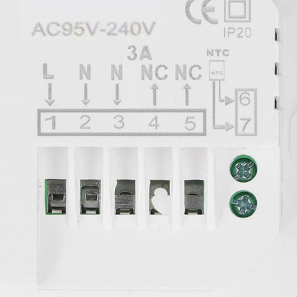 3A Water Heating Thermostat with LCD ABS Intelligent Temperature Controller for Home 95-240V V1294-YM0512-3113220275811