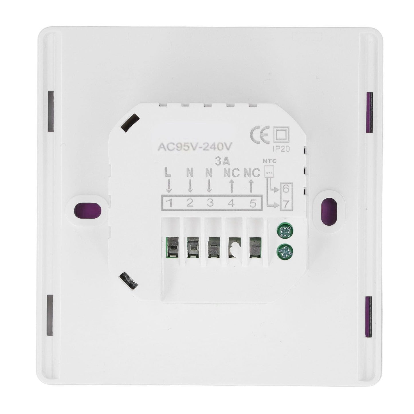 3A Water Heating Thermostat with LCD ABS Intelligent Temperature Controller for Home 95-240V V1294-YM0512-3113220275811