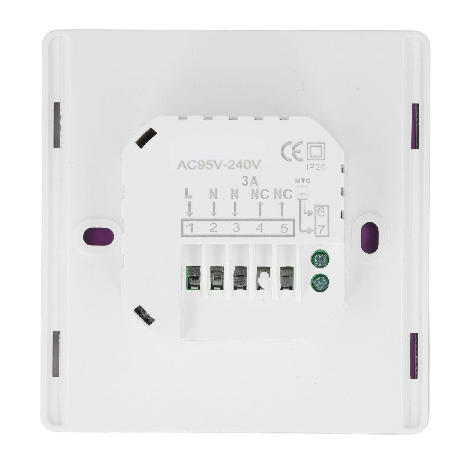 3A Water Heating Thermostat with LCD ABS Intelligent Temperature Controller for Home 95-240V V1294-YM0512-3113220275811