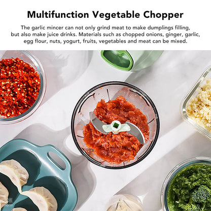 Manual Meat Grinder Multifunction Handheld Vegetable Chopper Stainless Steel Garlic Mincer for Kitchen V1294-YM0512-3113220276911