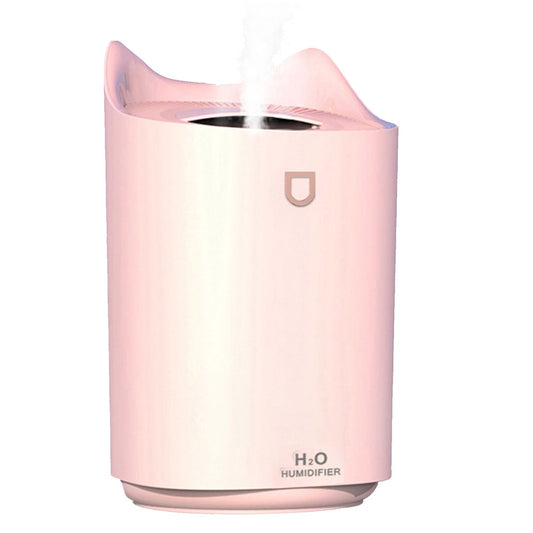 2L Air Humidifier USB Deep Hydration Fine Spout Multifunction Desk Humidifier Ambient Light for Office Pink V1294-YM0512-3113220277212
