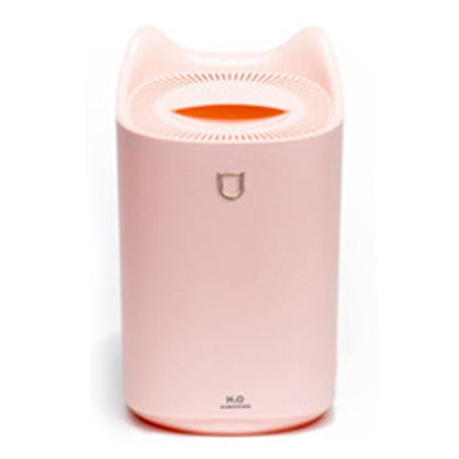 2L Air Humidifier USB Deep Hydration Fine Spout Multifunction Desk Humidifier Ambient Light for Office Pink V1294-YM0512-3113220277212