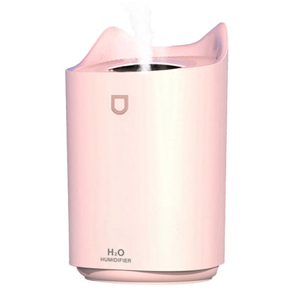 2L Air Humidifier USB Deep Hydration Fine Spout Multifunction Desk Humidifier Ambient Light for Office Pink V1294-YM0512-3113220277212