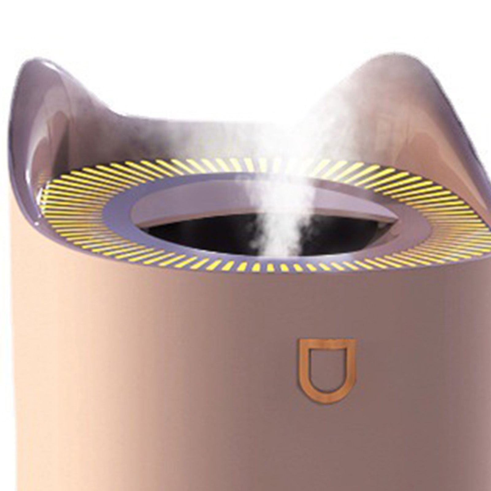 2L Air Humidifier USB Deep Hydration Fine Spout Multifunction Desk Humidifier Ambient Light for Office Pink V1294-YM0512-3113220277212