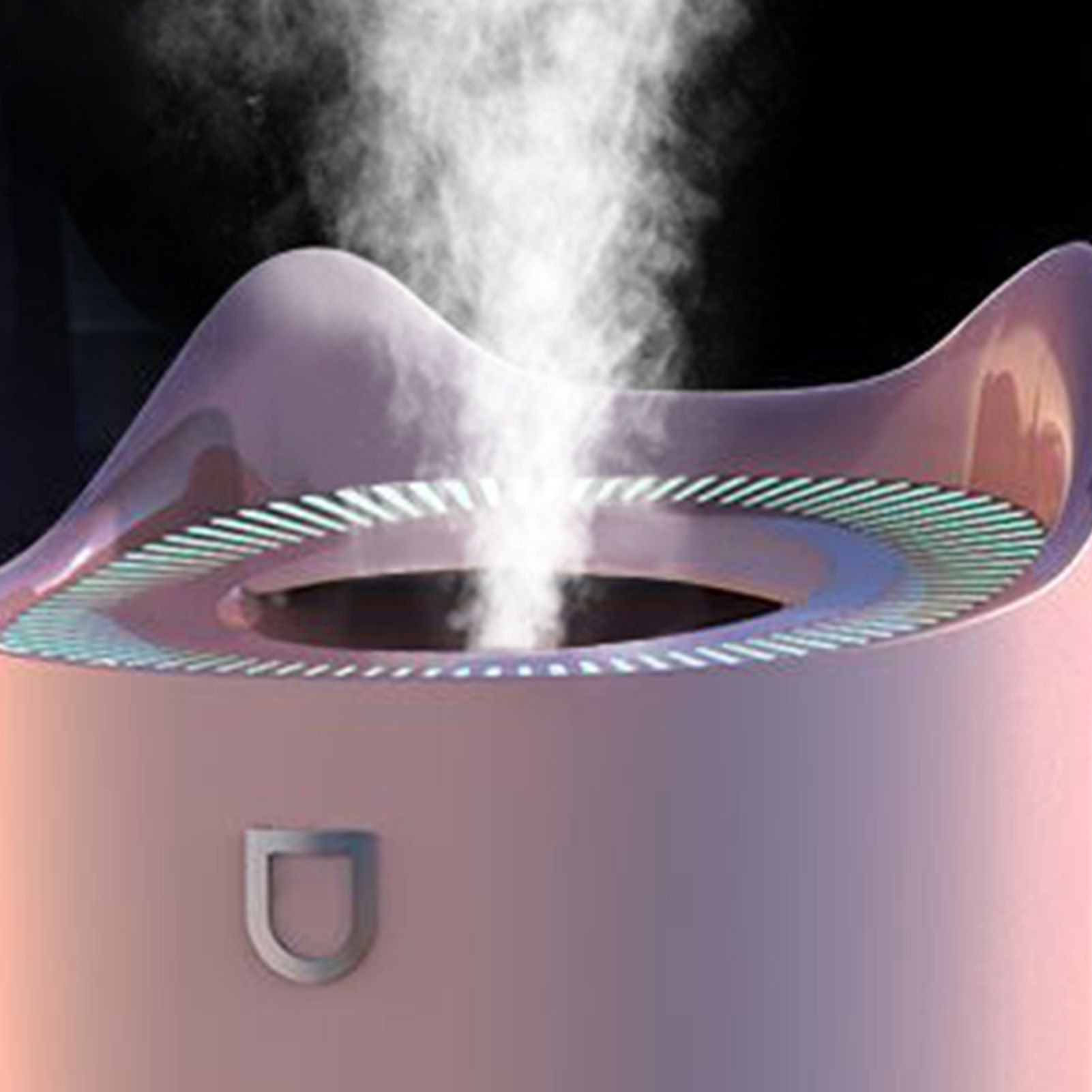 2L Air Humidifier USB Deep Hydration Fine Spout Multifunction Desk Humidifier Ambient Light for Office Pink V1294-YM0512-3113220277212