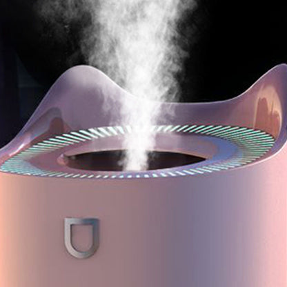 2L Air Humidifier USB Deep Hydration Fine Spout Multifunction Desk Humidifier Ambient Light for Office Pink V1294-YM0512-3113220277212