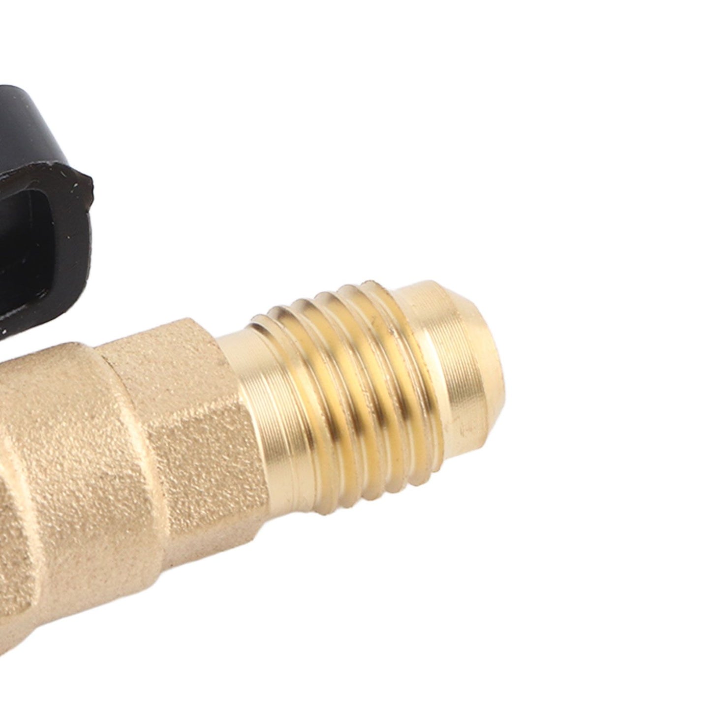 AC Air Conditioning Refrigeration Valve Refrigerant Liquid Hose Ball Valve Adapter Yellow V1294-YM0512-3113220278411