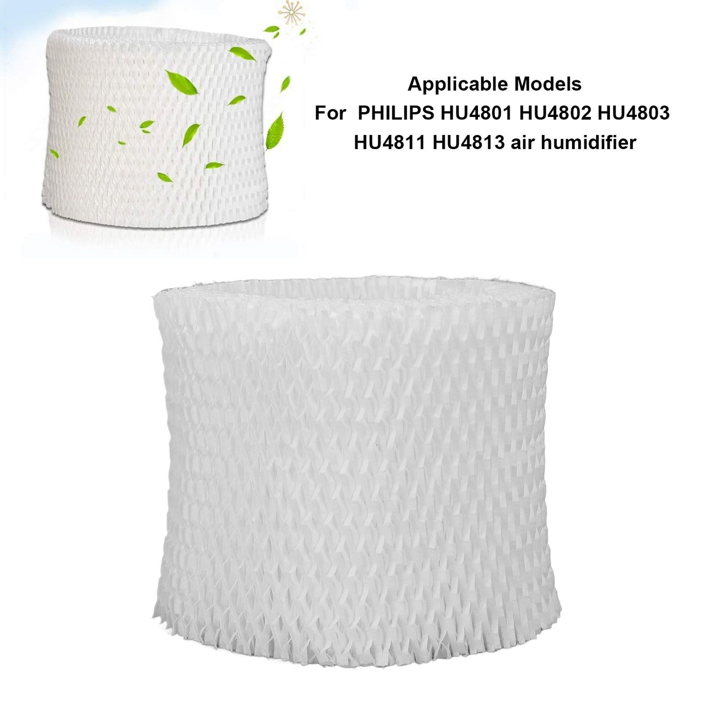 Humidifier Wick Filter Replacement for PHILIPS HU4801 HU4802 HU4803 HU4811 HU4813 V1294-YM0512-3113220279511