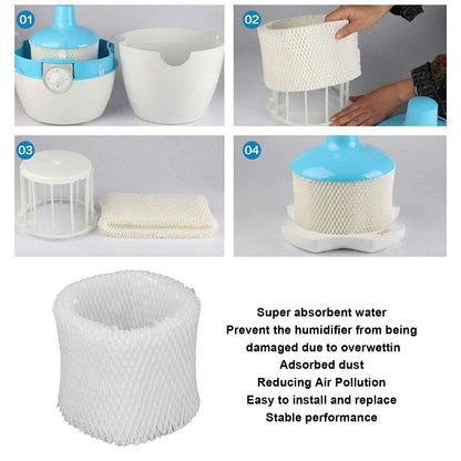 Humidifier Wick Filter Replacement for PHILIPS HU4801 HU4802 HU4803 HU4811 HU4813 V1294-YM0512-3113220279511