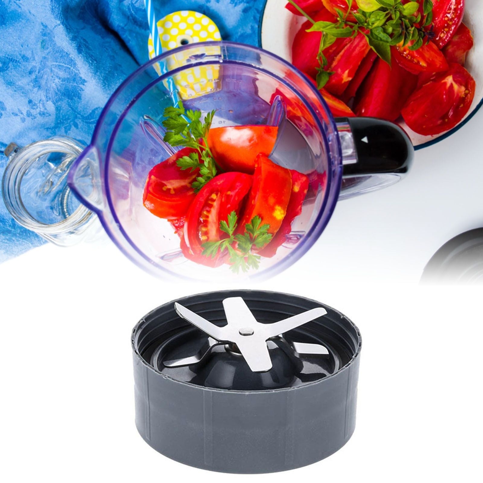 Juicer Blade Replacement Stainless Steel Cross Blade Knife Base Blender Blade Spare Parts for NB900W ABS V1294-YM0512-3113220279911