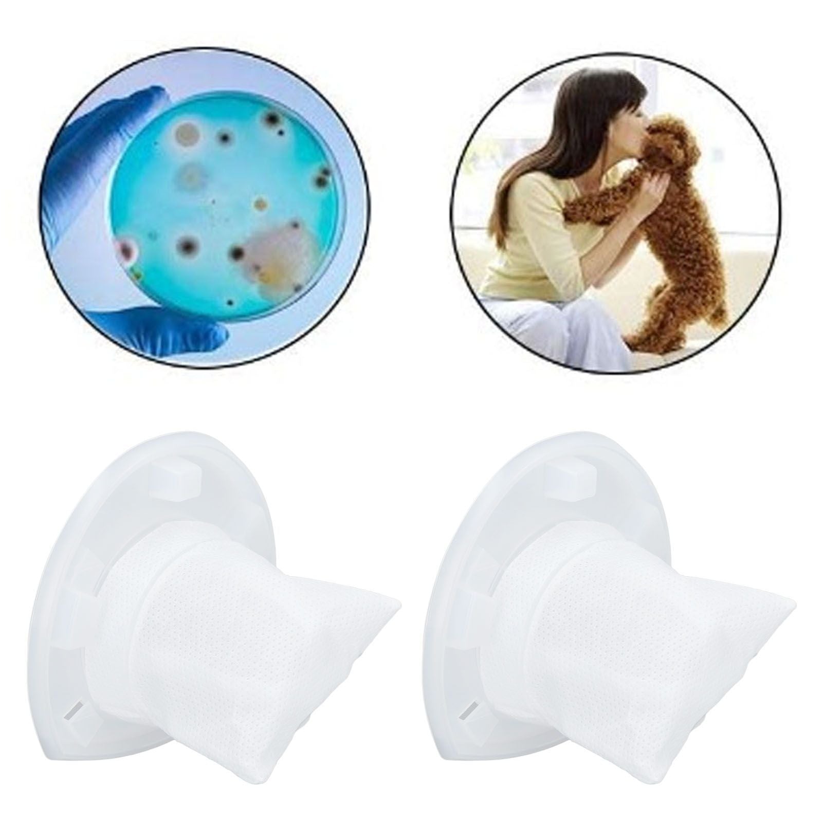 2 PCS Vacuum Cleaner Filters for VF110 Sweeper Replacement Filter Screen Accessories V1294-YM0512-3113220280711