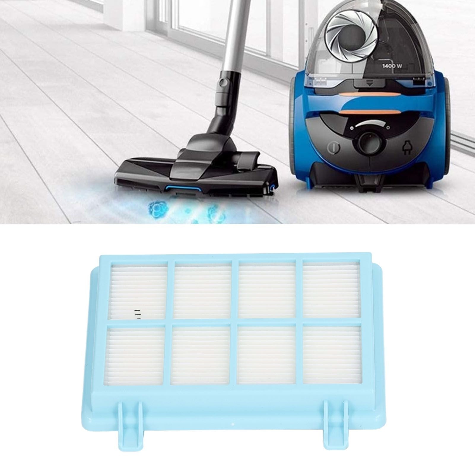 Vacuum Cleaner Rear Filter ABS High Efficiency Particulate Air Vacuum Cleaner Replacement Parts For PHILIPS V1294-YM0512-3113220281411