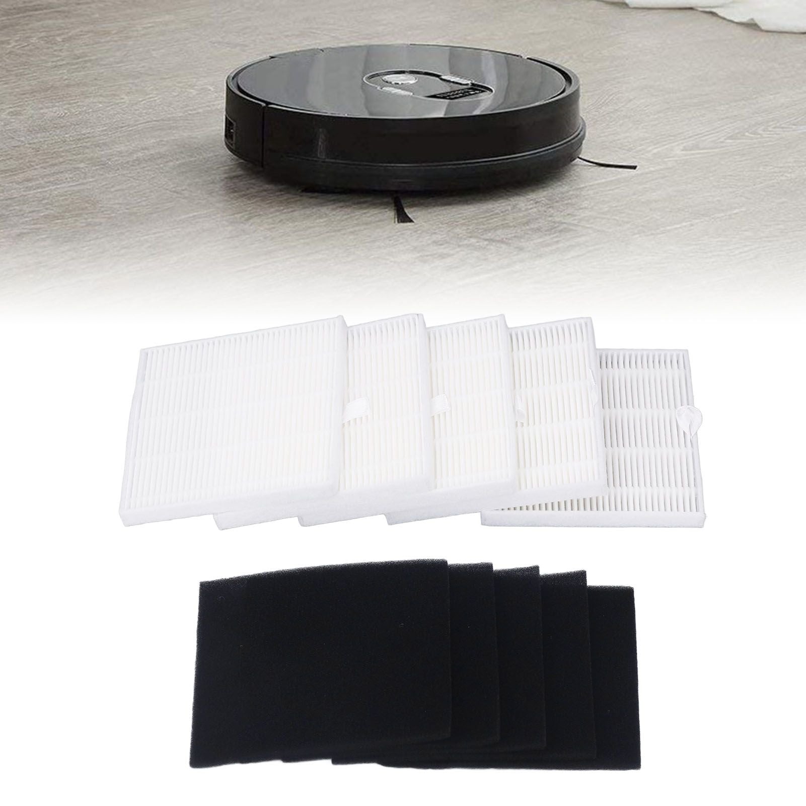 5 PCS Sweeper Replacement Filters for ILIFE A7 V80 V8s Sweeping Robot Filter Accessories V1294-YM0512-3113220281511