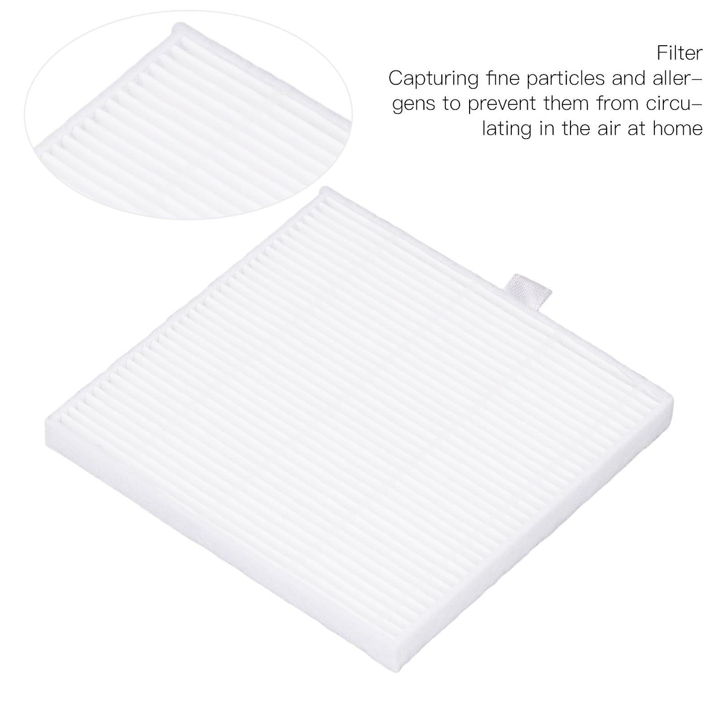 5 PCS Sweeper Replacement Filters for ILIFE A7 V80 V8s Sweeping Robot Filter Accessories V1294-YM0512-3113220281511