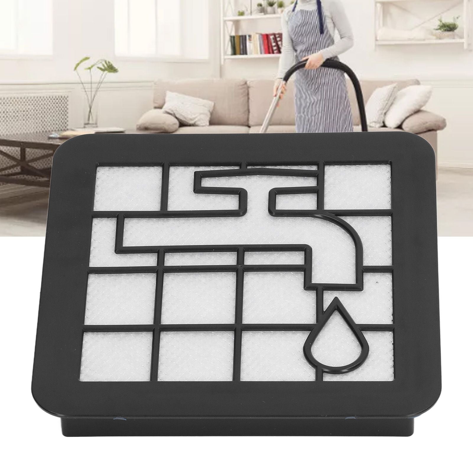 Vacuum Cleaner Filter ABS Sponge Vacuum Cleaner Screen Replacement for PHILIPS FC9331 9332 8010 V1294-YM0512-3113220282411