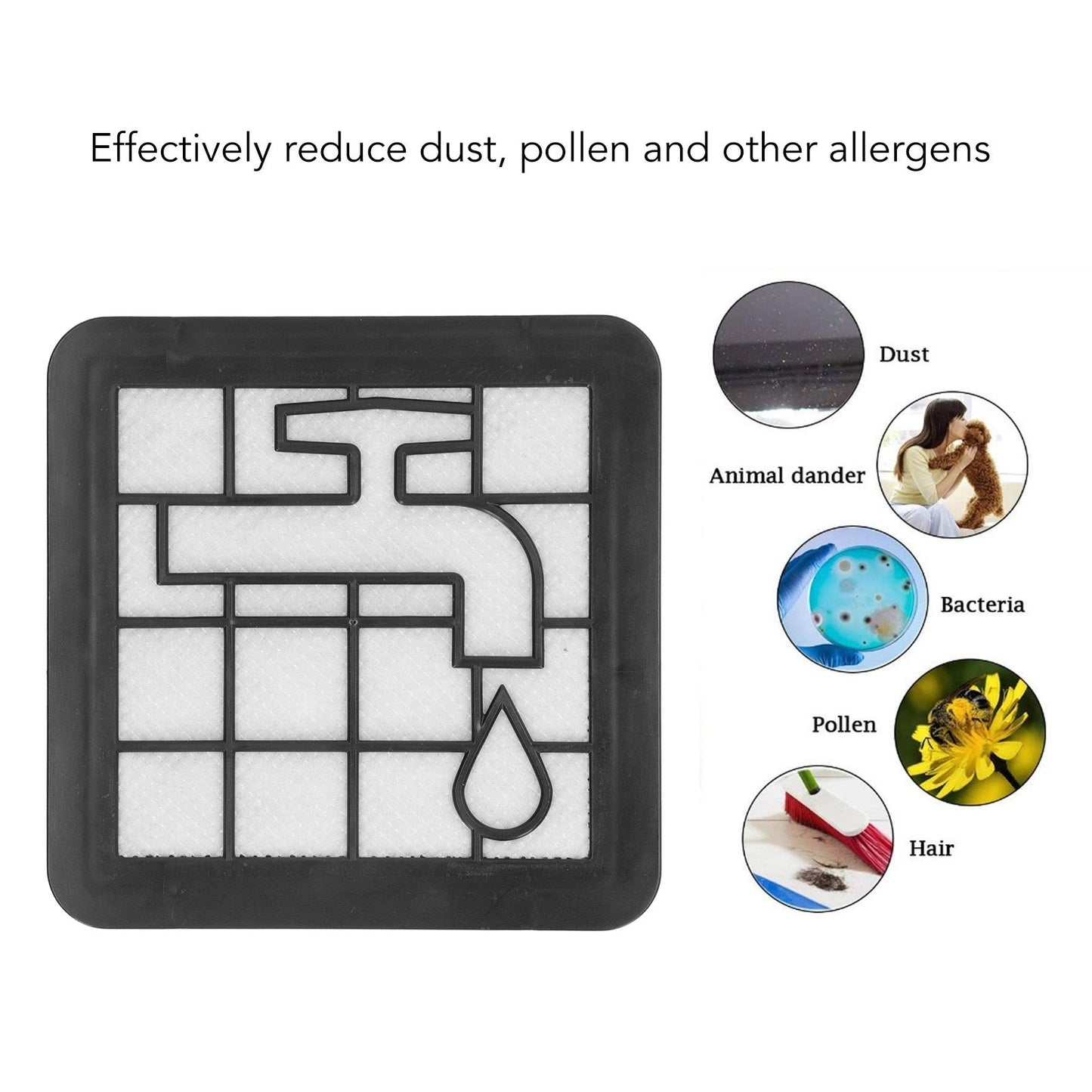 Vacuum Cleaner Filter ABS Sponge Vacuum Cleaner Screen Replacement for PHILIPS FC9331 9332 8010 V1294-YM0512-3113220282411
