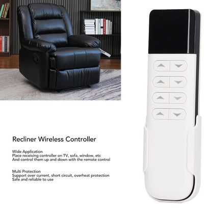 Recliner Wireless Controller Single 1 for 3 Motor 2.4GHz Reclining Furniture Controller for TV Window Bed V1294-YM0512-3113220283911