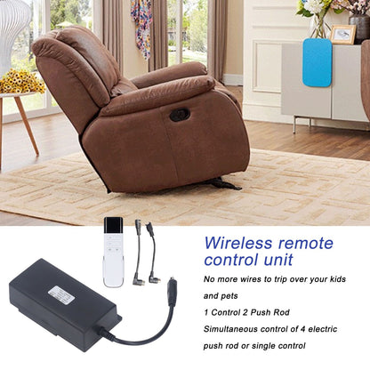 Recliner Wireless Controller 2.4G Single Motor Wireless Remote Control 1 for 2 Motor DC29V Electric Recliner V1294-YM0512-3113220284011