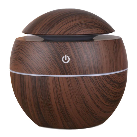 Wood Grain Humidifier Compact Portable 5V 2W USB Humidifier for Bedrooms Living Rooms Office Car V1294-YM0512-3113220284311