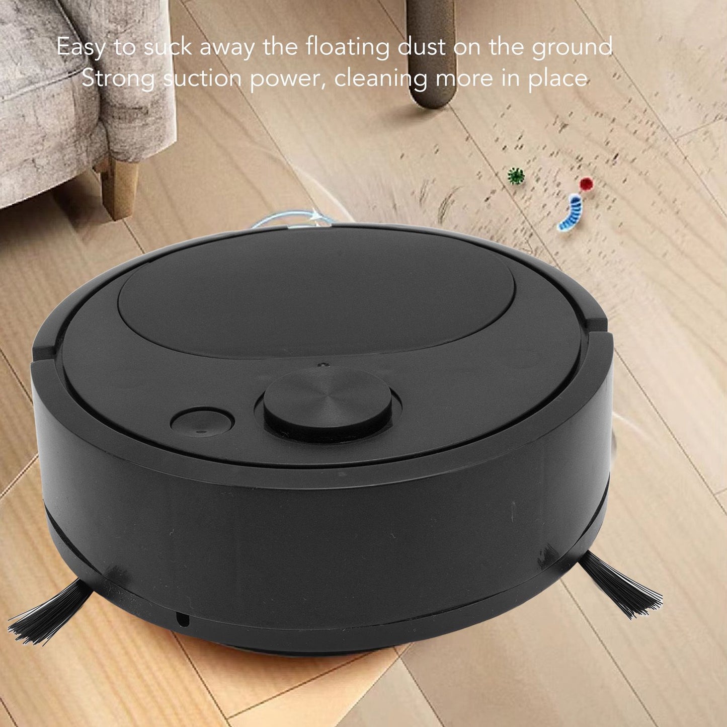 Robot Vacuum Cleaner Multifunctional USB Charging Mini Smart Sweeping Robot for Wooden Flooring Tile Carpet V1294-YM0512-3113220285211