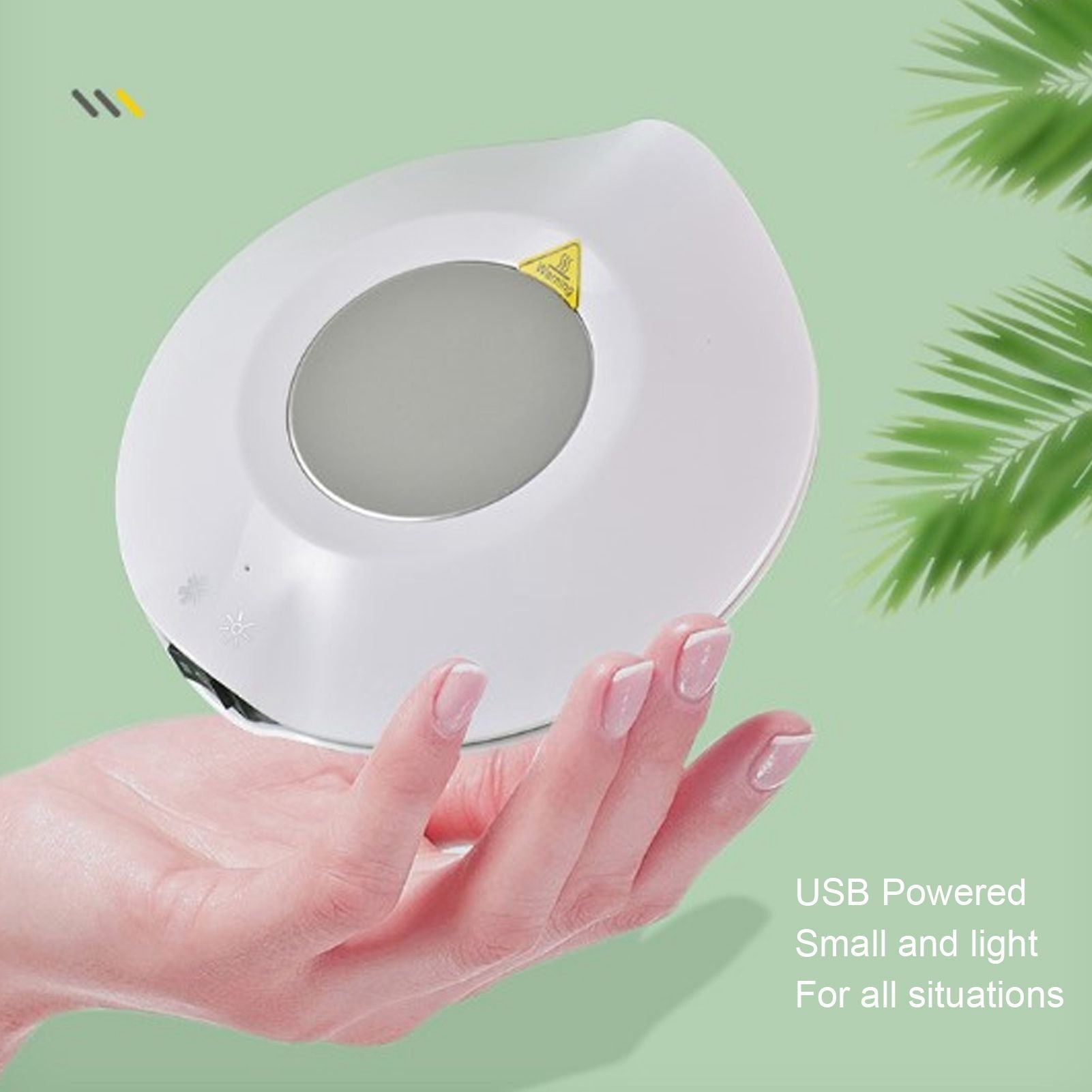 Coffee Warmer Constant Temperature Coasters Cooling Heating USB Warmer Cooler for Milk Tea Coffee Mug White V1294-YM0512-3113220286111