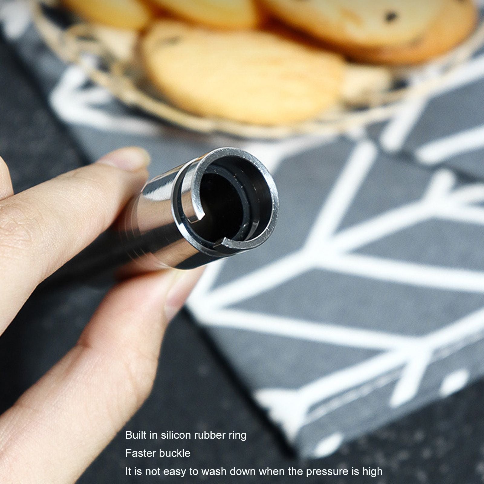Coffee Machine Steam Nozzle Stainless Steel Coffee Steam Spout Nozzle Coffee Maker Tools for Delonghi ECP3420 V1294-YM0512-3113220286611