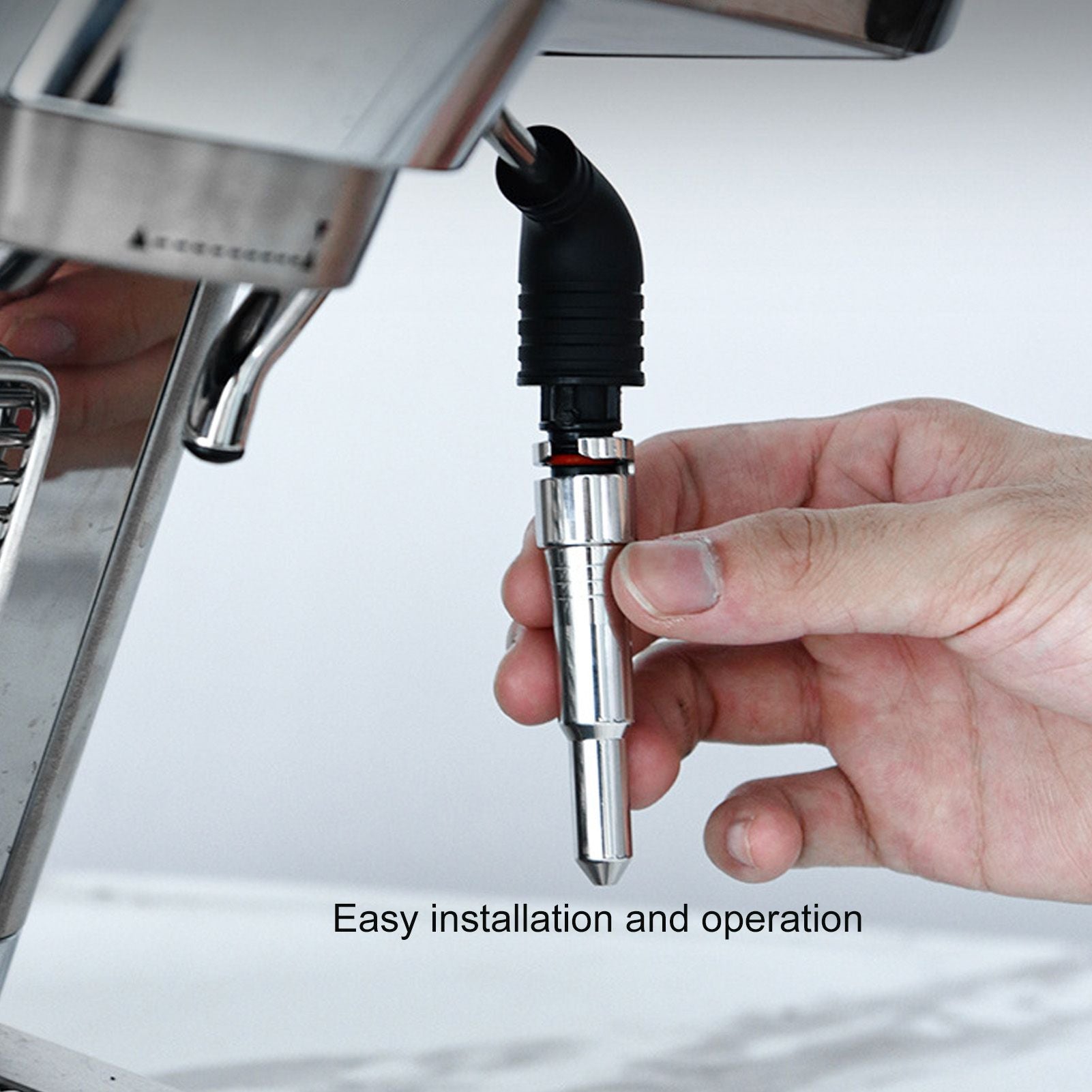 Coffee Machine Steam Nozzle Stainless Steel Coffee Steam Spout Nozzle Coffee Maker Tools for Delonghi ECP3420 V1294-YM0512-3113220286611