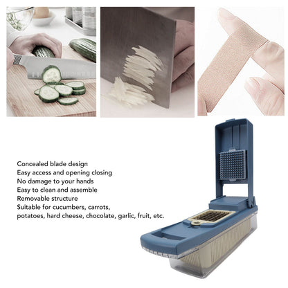 Vegetable Chopper Detachable Easy to Assemble Chopper Vegetable Cutter Food Chopper for Fruit V1294-YM0512-3113220287911