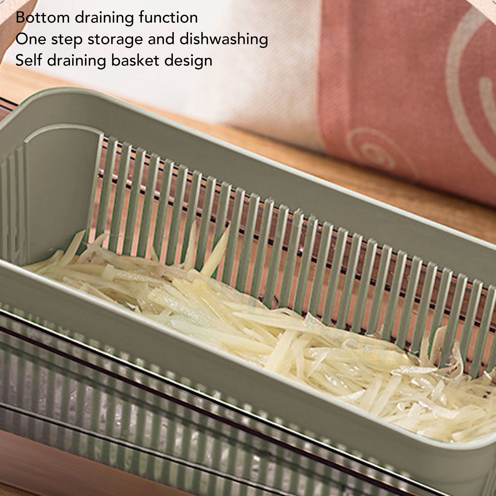 Vegetable Chopper Detachable Easy to Assemble Chopper Vegetable Cutter Food Chopper for Fruit V1294-YM0512-3113220287911