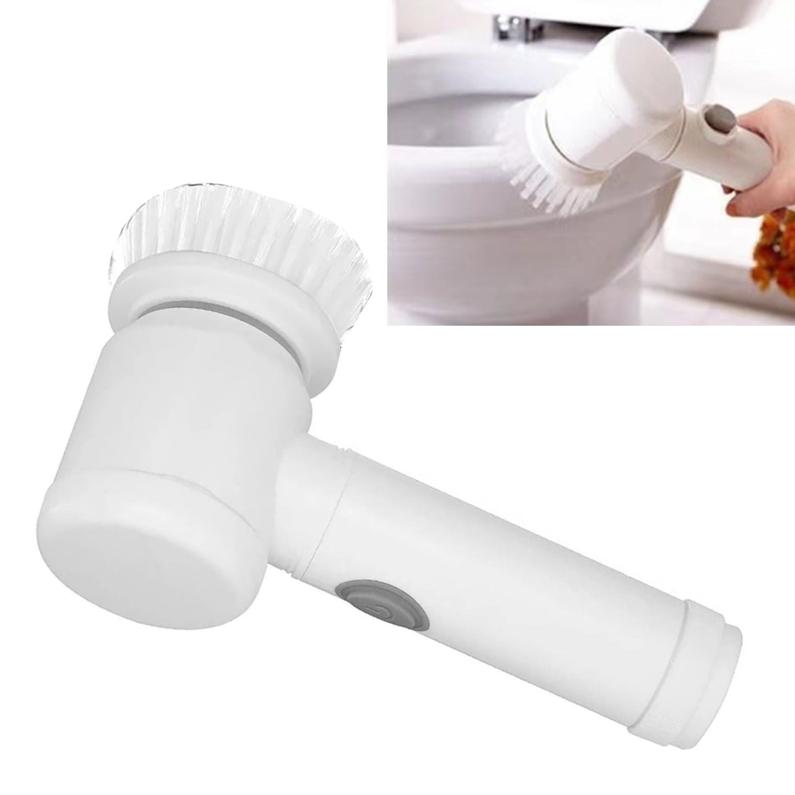 Electric Spin Scrubber Professional Cordless USB Rechargeable Automatic Handheld Cleaning Brush for Bathroom V1294-YM0512-3113220291011