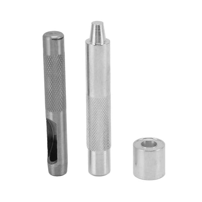 Grommet Tool Kit 100 Set Grommet Eyelets with Setting Tools Hole Cutter Mandrel for Tarps Handicraft V1294-YM0512-3114220091011