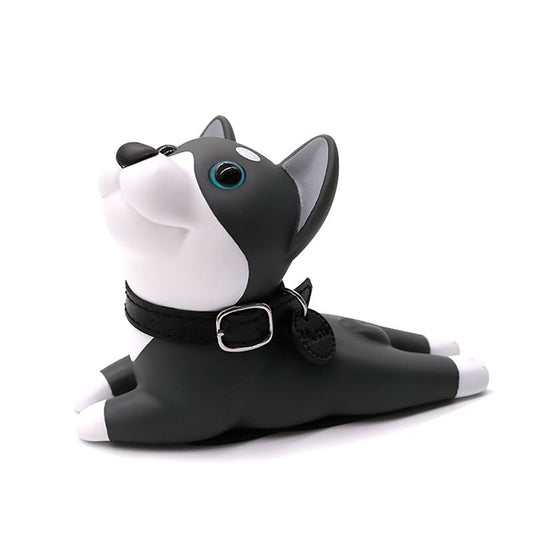 Cartoon Door Stopper Cute Animal Shaped Punch Free Decorative Door Wedge for Home Office Gray Dog V1294-YM0512-3114220091611