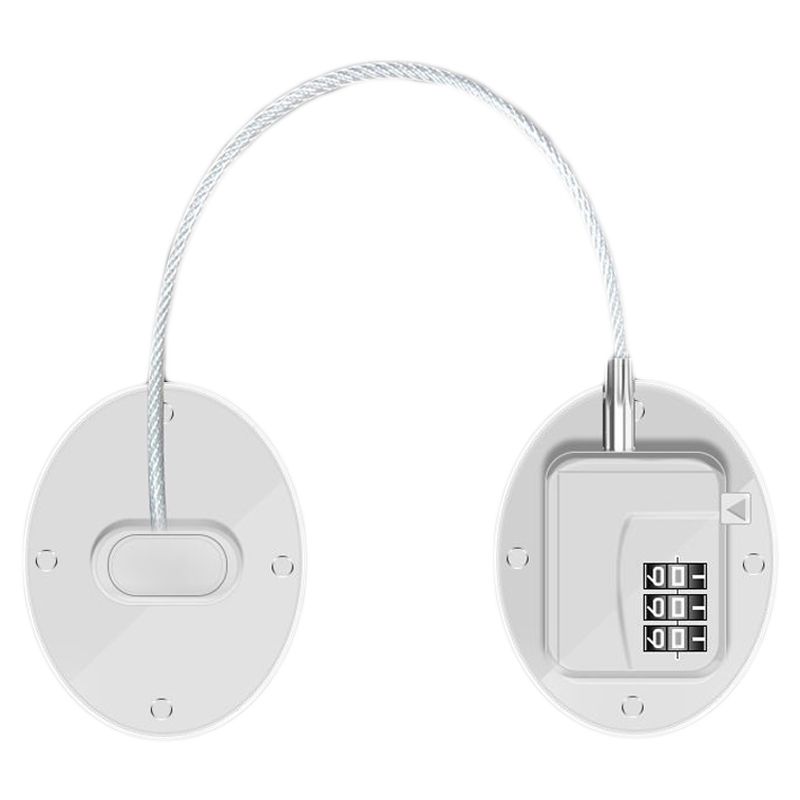 Refrigerator Lock Combination Design Strong Metal ABS Multifunction Freezer Lock for Cabinet Window Door FQ1 V1294-YM0512-3114220092111