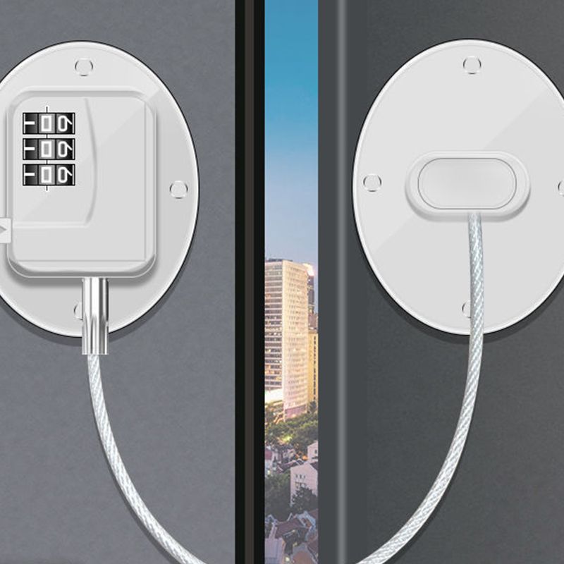 Refrigerator Lock Combination Design Strong Metal ABS Multifunction Freezer Lock for Cabinet Window Door FQ1 V1294-YM0512-3114220092111