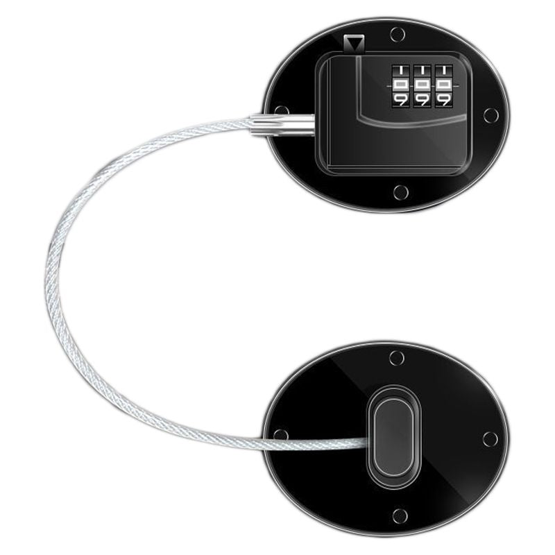 Refrigerator Lock Combination Design Strong Metal ABS Multifunction Freezer Lock for Cabinet Window Door FQ1 V1294-YM0512-3114220092112