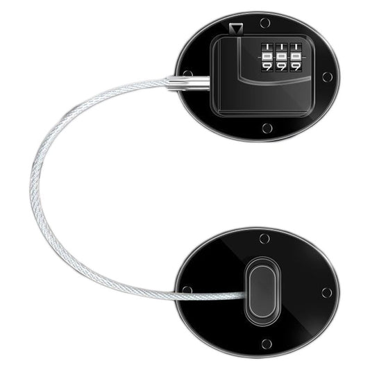 Refrigerator Lock Combination Design Strong Metal ABS Multifunction Freezer Lock for Cabinet Window Door FQ1 V1294-YM0512-3114220092112
