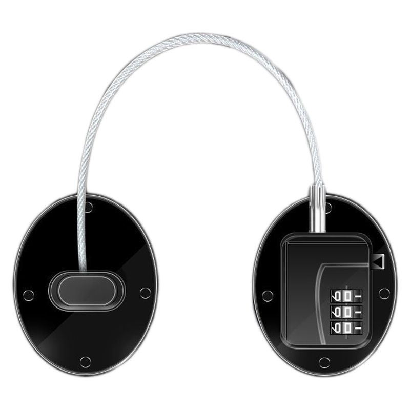 Refrigerator Lock Combination Design Strong Metal ABS Multifunction Freezer Lock for Cabinet Window Door FQ1 V1294-YM0512-3114220092112