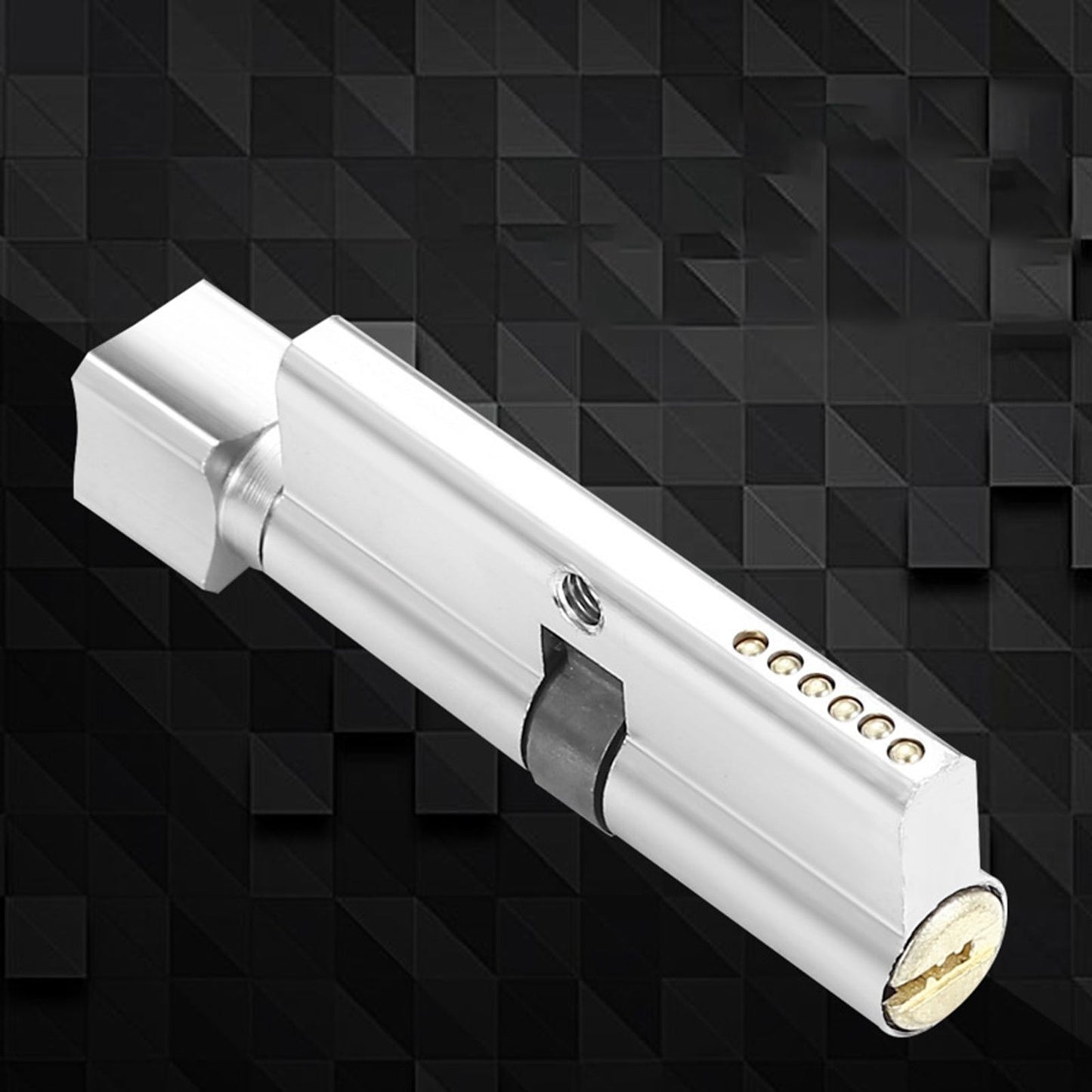 Stainless Steel Handle Door Lock Mechanical Magnetic Security Entry Lever Lock for Bedroom Hotel Balcony V1294-YM0512-3114220093511