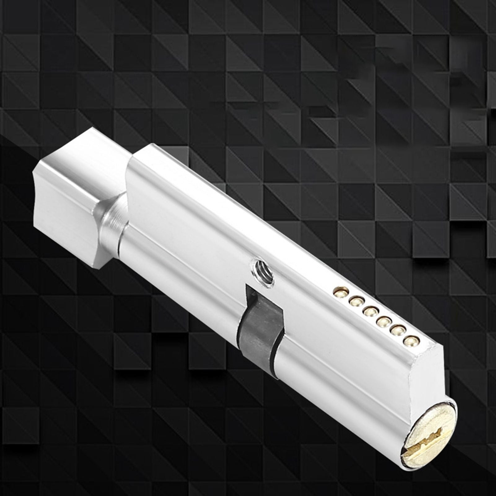 Stainless Steel Handle Door Lock Mechanical Magnetic Security Entry Lever Lock for Bedroom Hotel Balcony V1294-YM0512-3114220093511