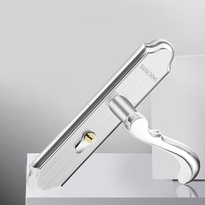 Stainless Steel Handle Door Lock Mechanical Magnetic Security Entry Lever Lock for Bedroom Hotel Balcony V1294-YM0512-3114220093511