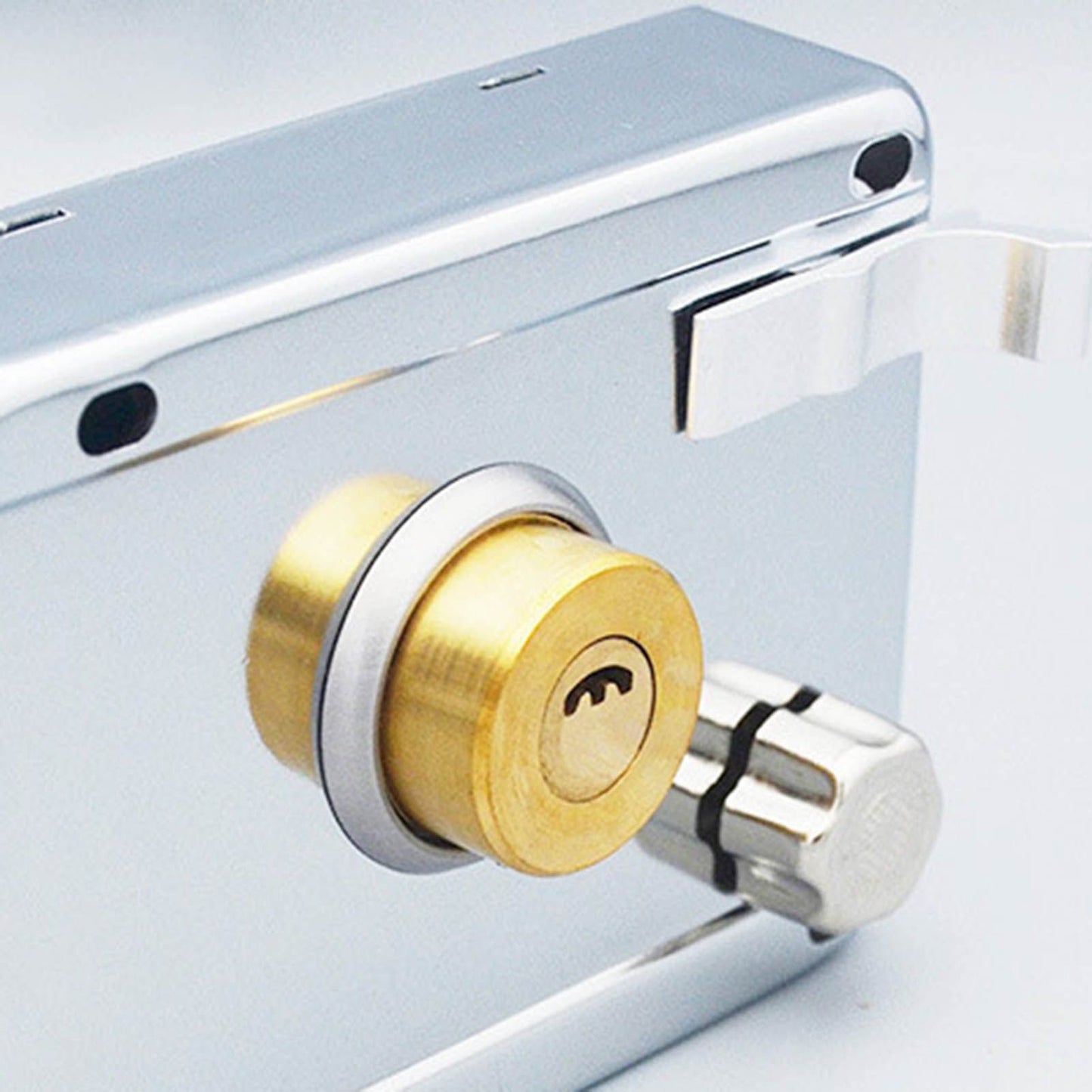 Household Lock Exterior Door Padlocks Gate Insurance Household Lock Kit Vintage Style with Deadbolt Cylinder V1294-YM0512-3114220093711