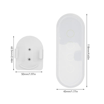 Wifi Wireless Smart Button for ZigBee for TUYA 4 Buttons 3 Way Remote Control for Home White V1294-YM0512-3114220097011