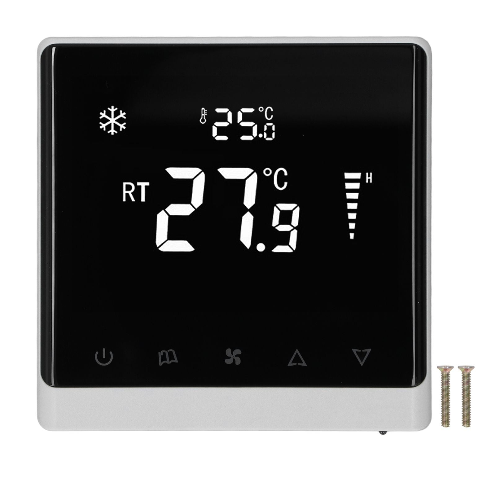 Air Conditioning Fan Thermostat Home Touchscreen Thermostat Panel Temperature Controller DC Brushless 180-260V V1294-YM0512-3114220098411