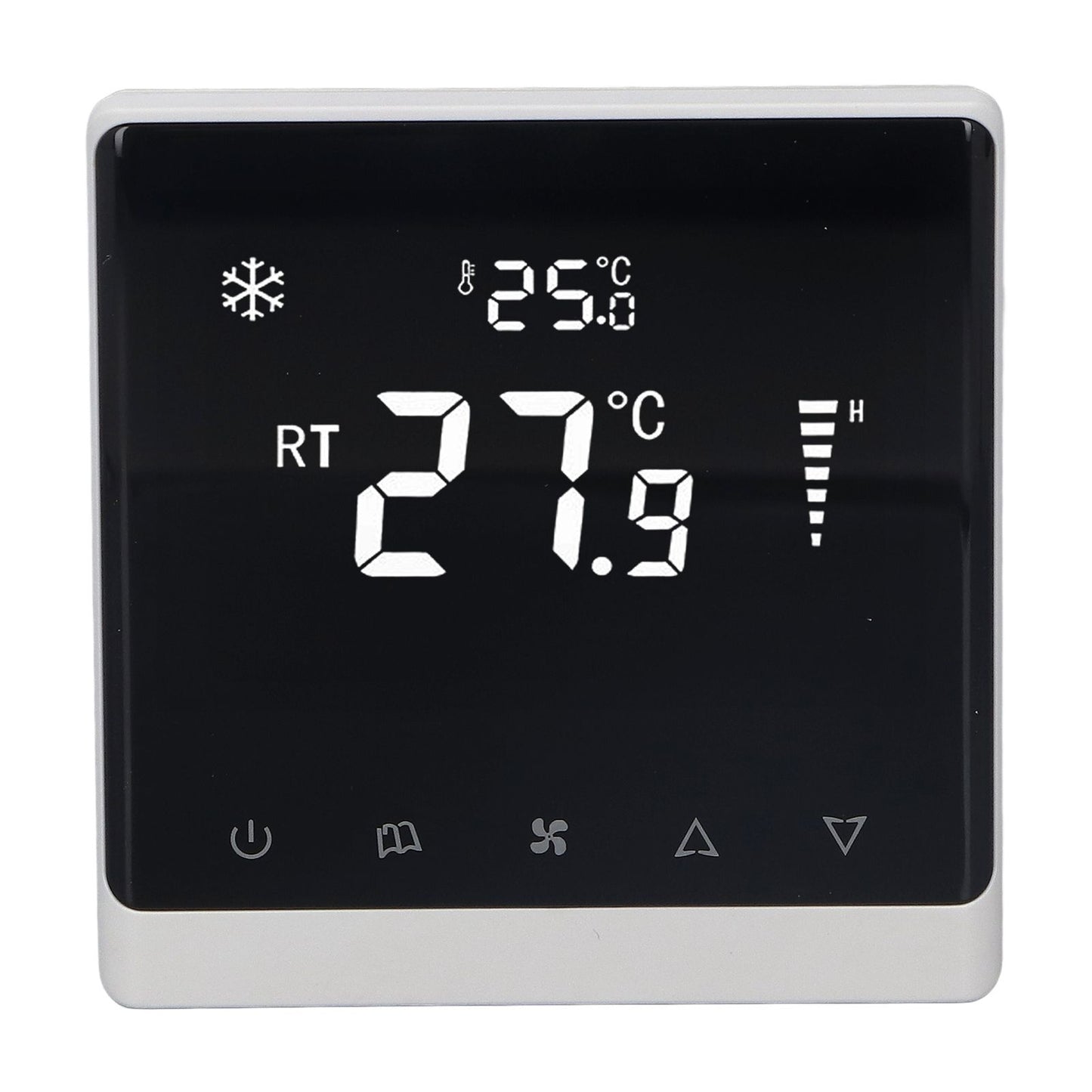 Air Conditioning Fan Thermostat Home Touchscreen Thermostat Panel Temperature Controller DC Brushless 180-260V V1294-YM0512-3114220098411