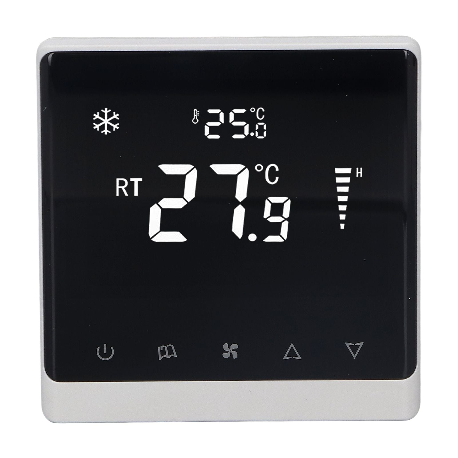 Air Conditioning Fan Thermostat Home Touchscreen Thermostat Panel Temperature Controller DC Brushless 180-260V V1294-YM0512-3114220098411