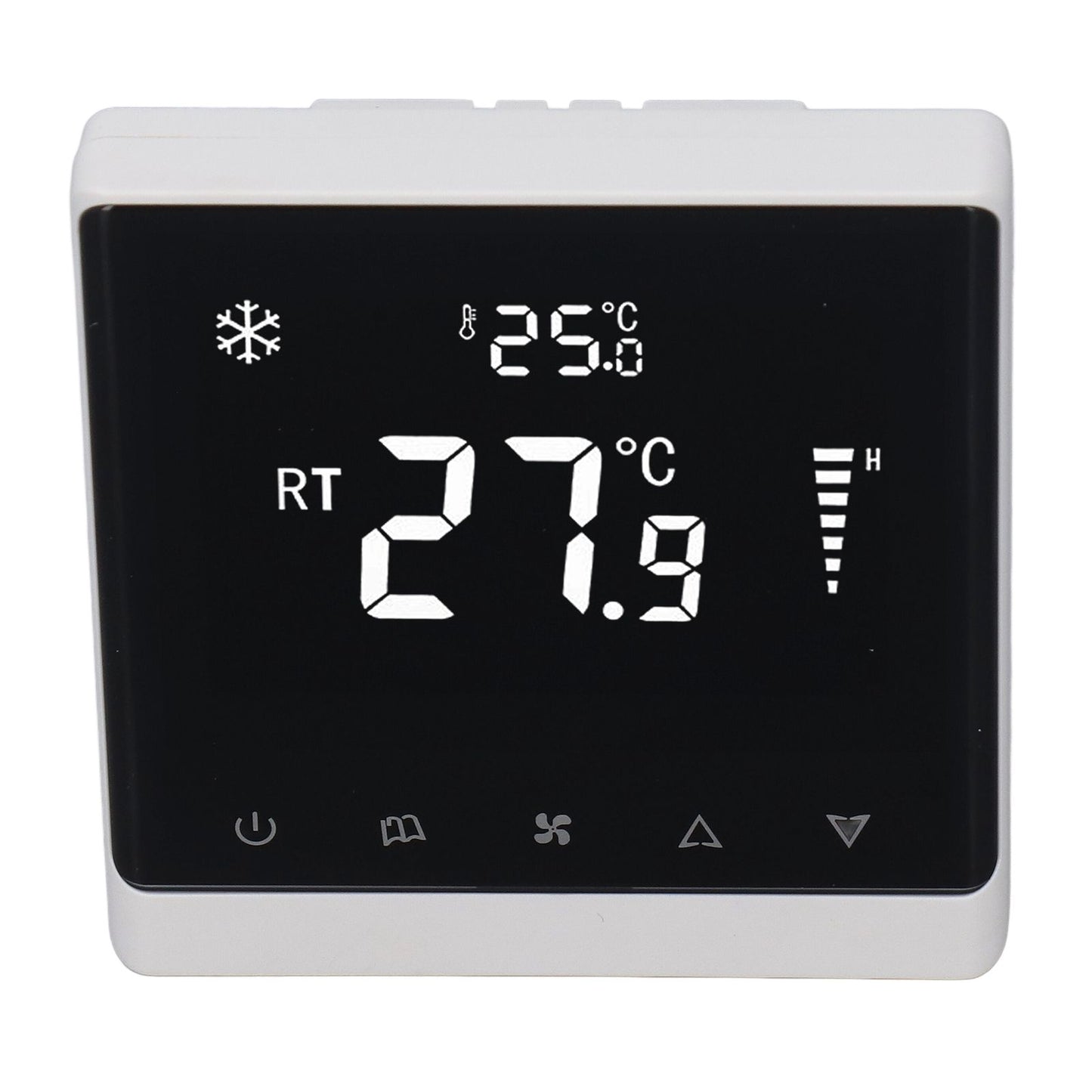 Air Conditioning Fan Thermostat Home Touchscreen Thermostat Panel Temperature Controller DC Brushless 180-260V V1294-YM0512-3114220098411