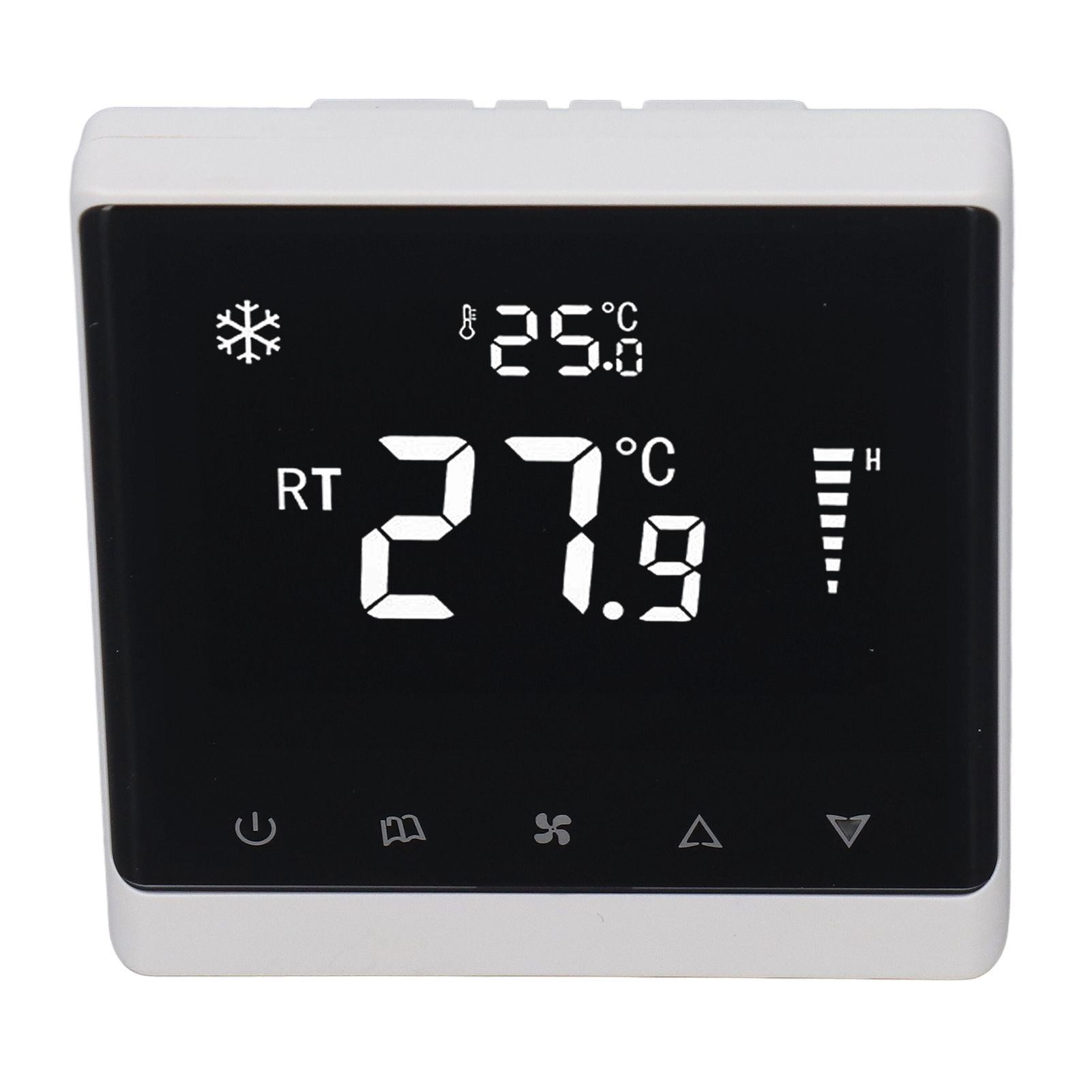 Air Conditioning Fan Thermostat Home Touchscreen Thermostat Panel Temperature Controller DC Brushless 180-260V V1294-YM0512-3114220098411