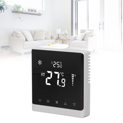 Air Conditioning Fan Thermostat Home Touchscreen Thermostat Panel Temperature Controller DC Brushless 180-260V V1294-YM0512-3114220098411
