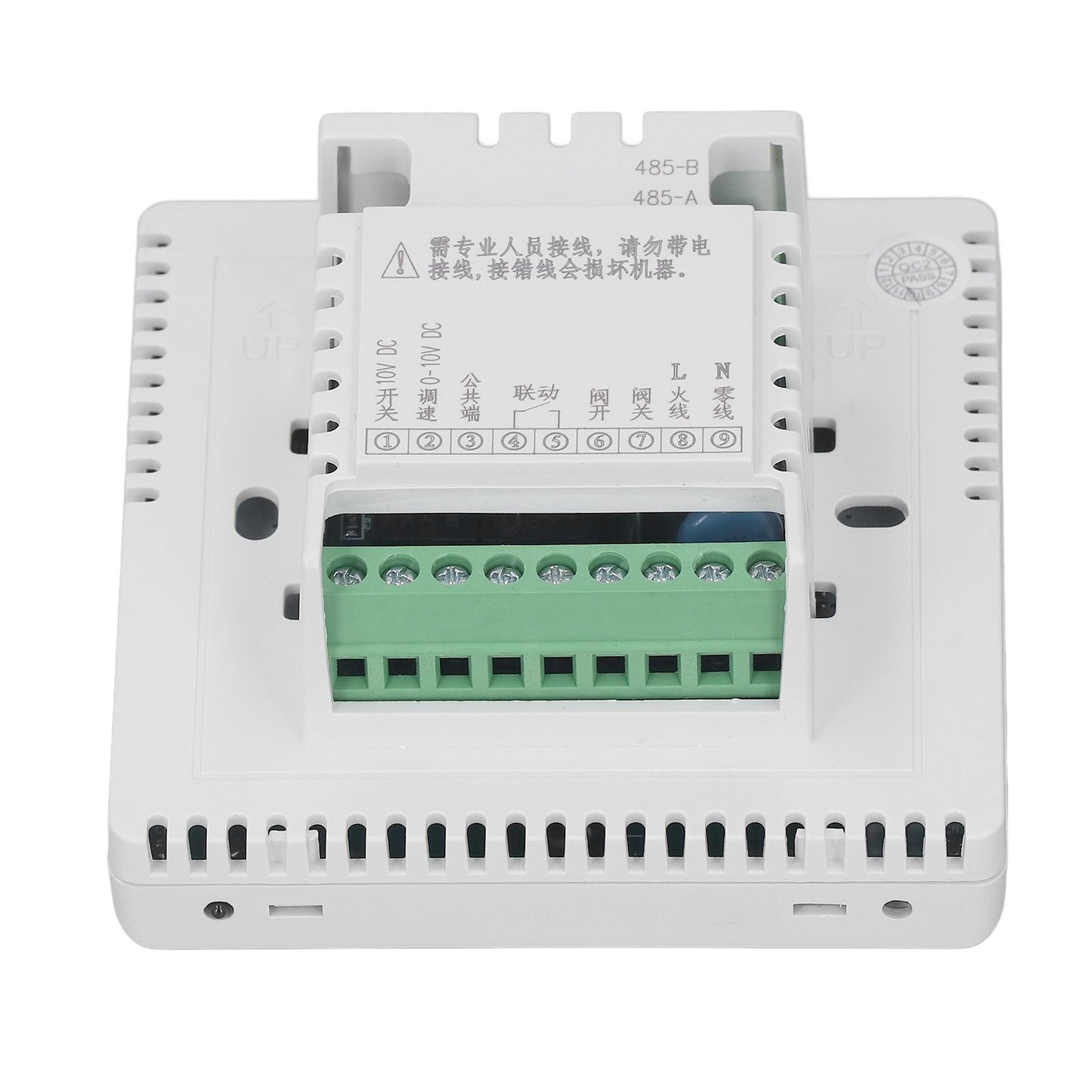 Air Conditioning Fan Thermostat Home Touchscreen Thermostat Panel Temperature Controller DC Brushless 180-260V V1294-YM0512-3114220098411